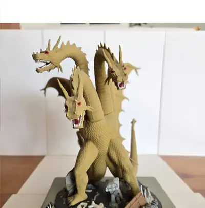 1975 Aurora Monsters Of The Movies Ghidrah - Nice Build + Paint, View more
