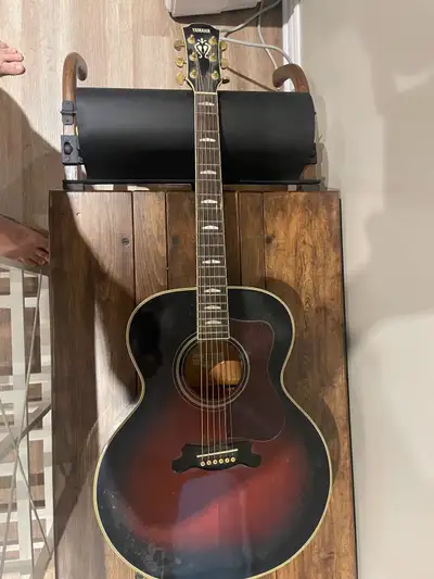 Yamaha oversized acoustic guitar, View more