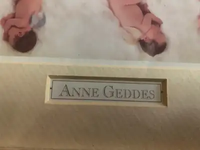 ANNE GEDDES NURSERY FRAMED PRINT LIKE NEW, View more