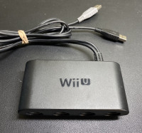 Official Nintendo   Gamecube Adapter for    Wii U / SWlTCH