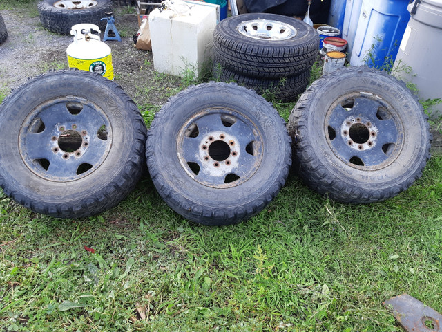 8x170 rims 17 inch with rubbers  in Tires & Rims in Belleville