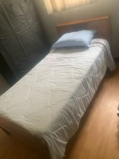 Single Bed Frame with Headboard, View more