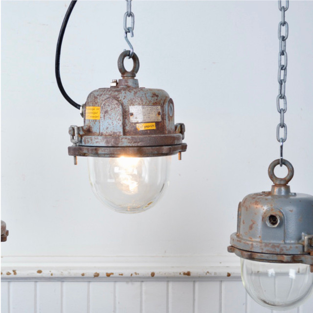 Vintage Cast Iron Bunker Lights in Arts & Collectibles in Napanee