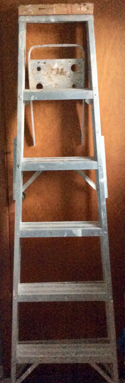 1 used 6' high stepladder for sale. Selling because I own 2 & only need 1. Asking $60 obo. Pick-up o...