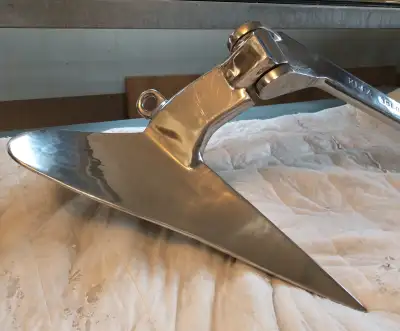 35 LB Kefa High Grade Stainless Steel Plow Anchor with swivel 316. Like new. $200 or best offer.