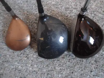 THREE LEFT HANDED GOLF CLUBS   6, View more