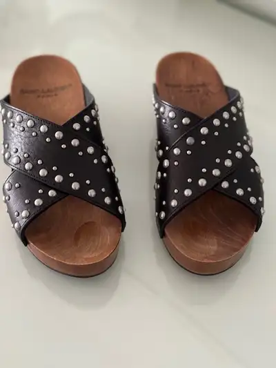 WOMAN'S SAINT LAURENT PARIS CLOGS, View more