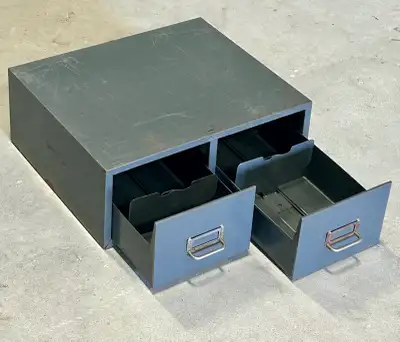 Vintage Metal Filing Cabinet (Single Tier), View more