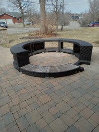Spa surround for hot tub. Inside dimensions 81", seats 15 3/4"