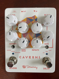 Caverns Reverb and Delay V2 Pedal