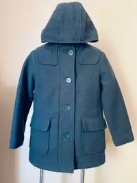 Gap Kids wool grey winter coat Size 8