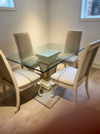 Glass Kitchen Table and chairs