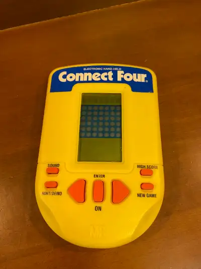 Vintage 1995 Milton Bradley Electronics Handheld Game Connect 4., View more