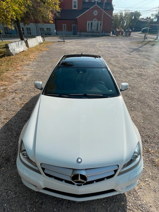 2012 Mercedes C250 Coupe- 2 Door, automatic, white in Cars & Trucks in Calgary - Image 4