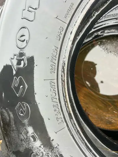 265/70/17 Firestone studded winter tires used only 1 month asking $750 Phone 902-304-2905