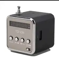 TD-V26 Mini Digital Speaker FM Radio Stereo MP3 MP4 Music Player