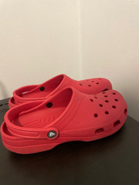 Red Crocs Men’s Size 10