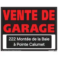 Vente de garage 18-19-20 mai à Pointe Calumet