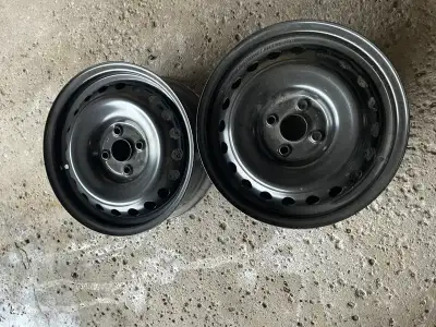 Set of 2 New rims 15 x 4 bolts many cars fit