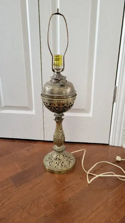 Antique Soild Brass Table Lamp, View more