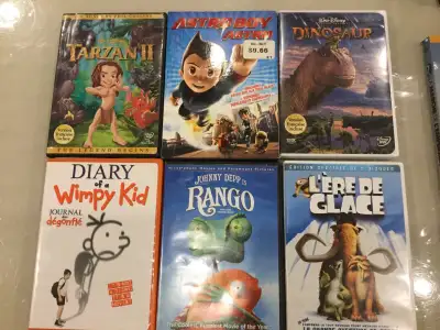DVD pr enfants/ados en excellent état . Posted in buy and sell, cds, dvds, blu-ray in Québec City. D...