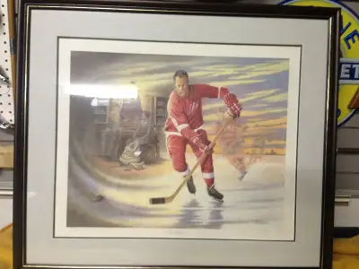 GORDIE HOWE  MR. HOCKEY LIMITED EDITION PRINT LUMBERS 1991, View more