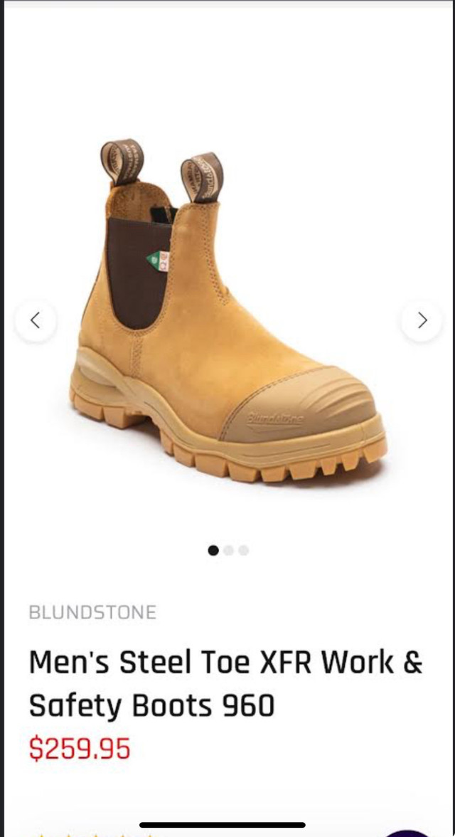 NEED GONE! Blundstone Size 12 US.  Men’s Steel Toe Work Boot. in Men's Shoes in Oakville / Halton Region - Image 3