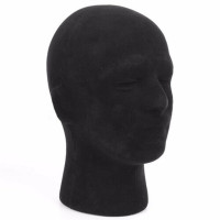 Male Mannequin Styrofoam Foam Manikin Head Model Wig Glasses Hat