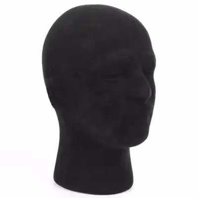 Item Type: Foam Mannequin Head Color: Black Material: Foam Height: app 28cm ( 11" ) Head circumferen...