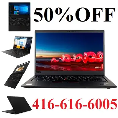 Lenovo ThinkPad X1 CARBON,T14,T490S,T480,T580,V14 Laptop 50% OFF, View more