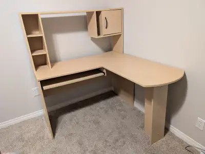 Small L-shape desk, View more