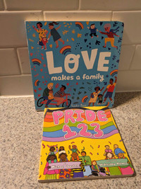 Kid's Books: PRIDE 123 / Love Makes A Family (set of 2)