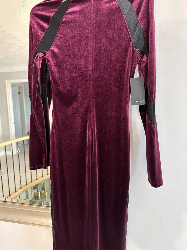 NEW Marciano Guess purple velvet dress with black cutouts  in Women's - Dresses & Skirts in Hamilton - Image 4