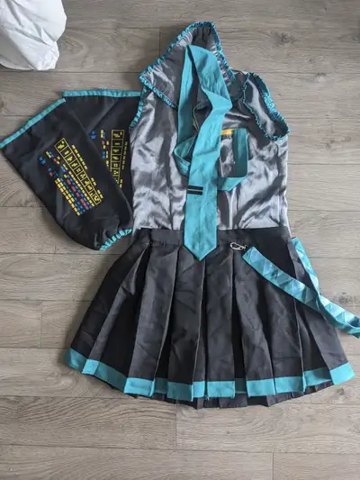 Woman's Vocaloid Hatsune Miku Costume and Cosplay Wig, View more