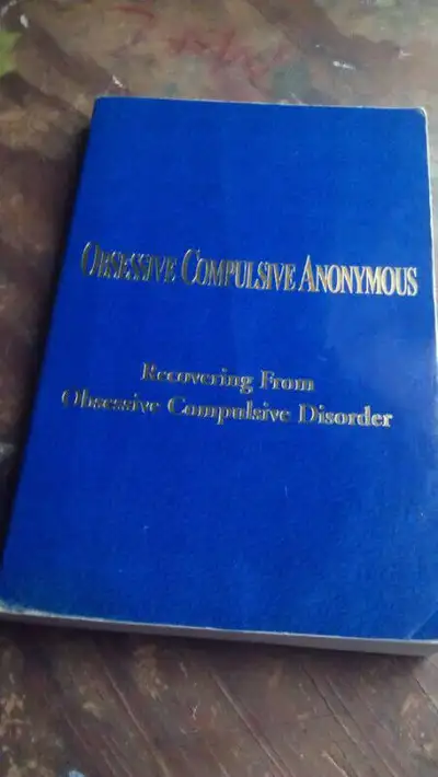 Obsessive Compulsive Anonymous, 12 step OCD recovery text, paperback book in fine shape, no markings...