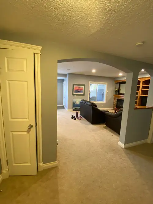 Apply if interested in peace, quiet and private large one bed room in the basement ( Walkout). Every...