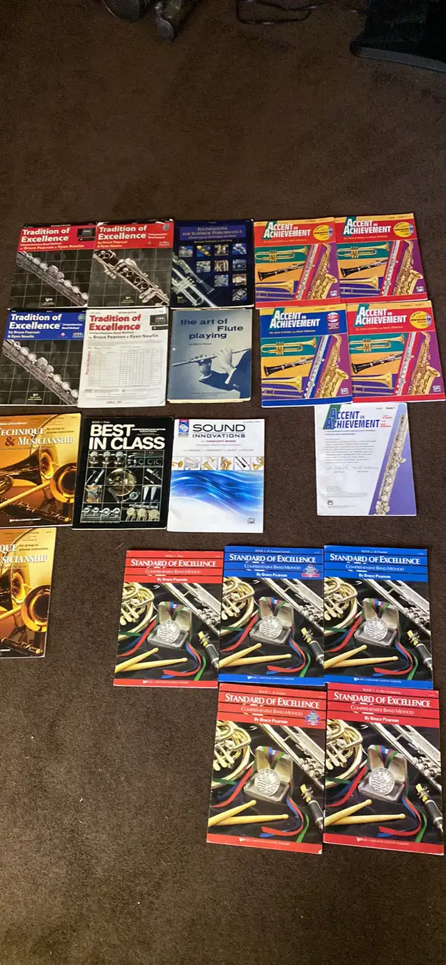 School Band Music Books** Standard of Excellence: or Accent on A