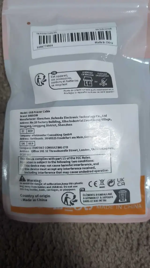 USB Cable in Cables & Connectors in Cambridge - Image 3