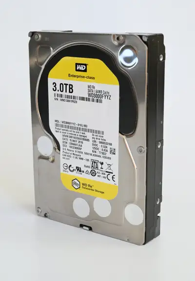 3TB Western Digital Re WD3000FYYZ 7200RPM 64MB SATA Hard Drive, View more