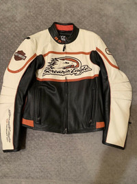 New Women’s XL Harley Davidson Screamin Eagle Leather Jacket