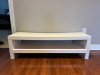 TV bench shelf (Ikea "LACK")