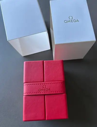 OMEGA SPEEDMASTER SEAMASTER RED TRAVEL CASE NEW UNUSED, View more