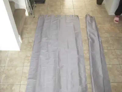 2 Safdie Light Grey Blackout Curtain Panels - $20.00 obo, View more