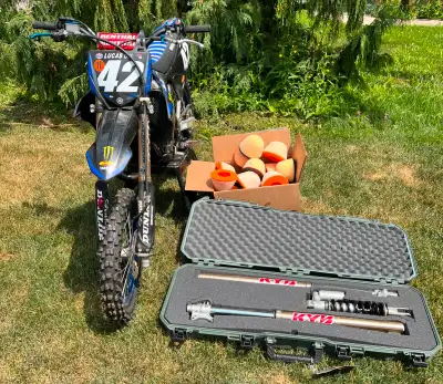 Up to grab, is our last 2023 Yamaha YZ 85, NSA factory race bike. Full FMF pipe, KYB front and rear...