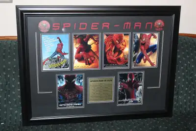 Spider-Man in Film, Framed Collector Art Work Picture Wall Hangi, View more