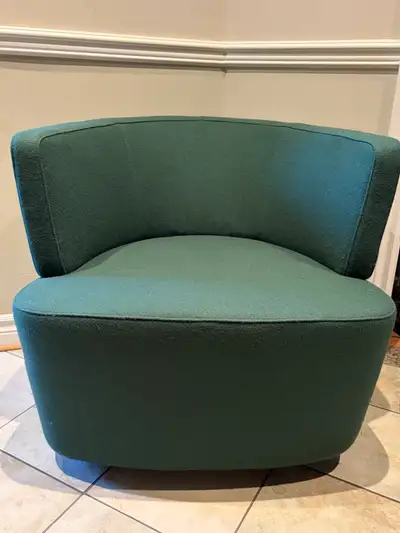 Coalesse “Joel” Modern Barrel Swivel Lounge Chair | Set of 2, View more