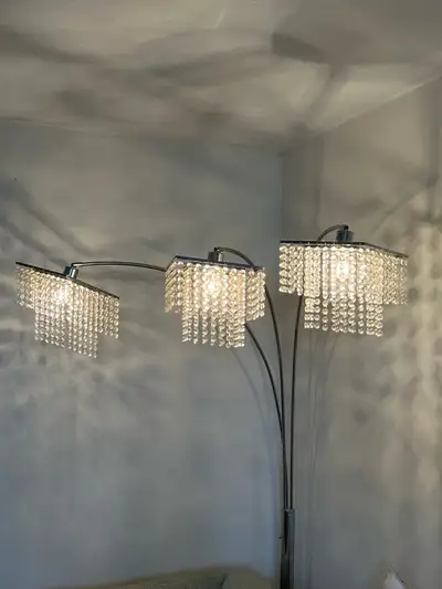 3 arms lamp ,marble round base, View more