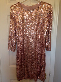 Sequin Pink Rubber Ducky Dress