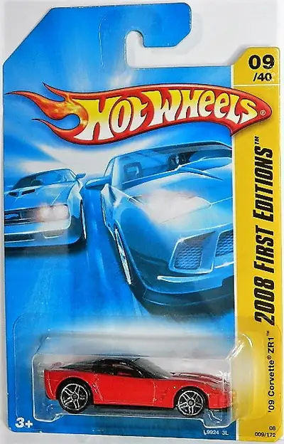 Hot Wheels 1/64 scale 2009 Corvette ZR1 diecast new sealed, $10 each. Pickup in north Ajax, shipping...