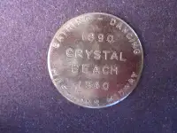 Vintage 1890-1940 Crystal Beach Token Coin